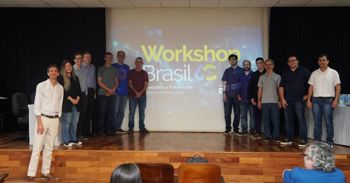 Grupo de pesquisadores representantes das universidades participantes do projeto Brasil 6G